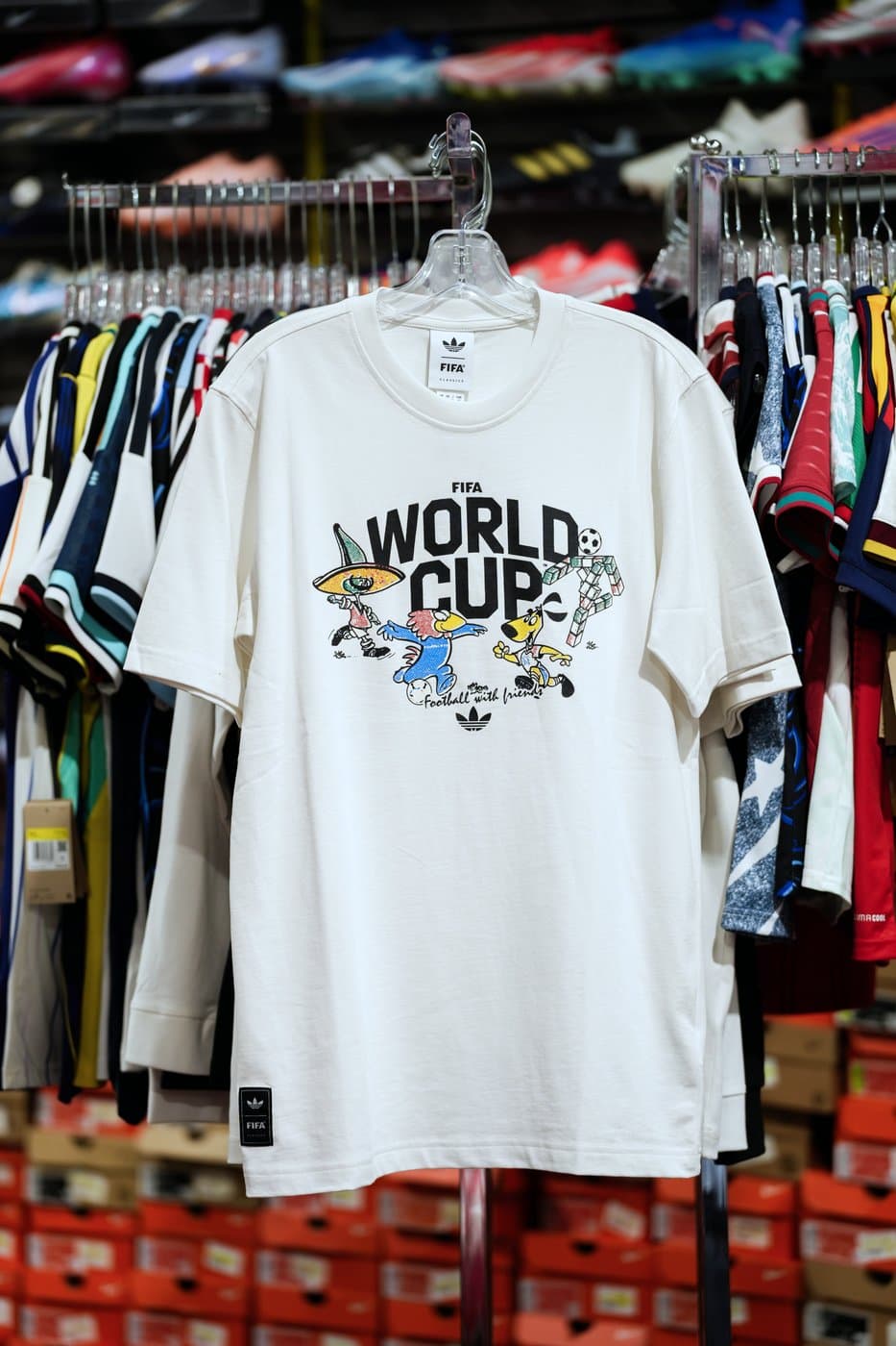 adidas × FIFA Cartoon Mascot Tee