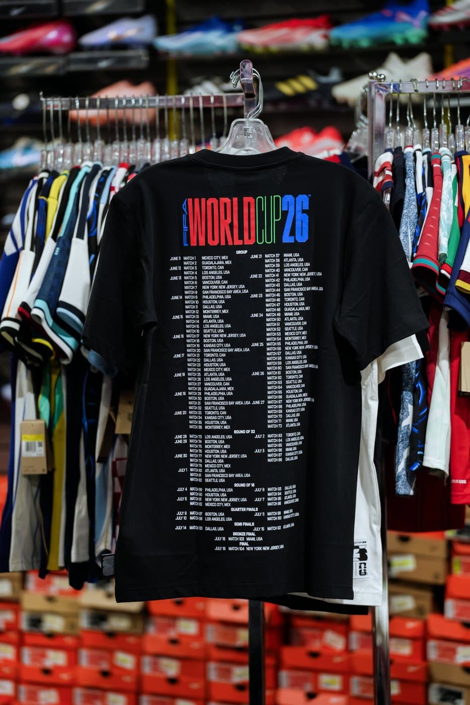 adidas × FIFA WC 26 Schedule · Black