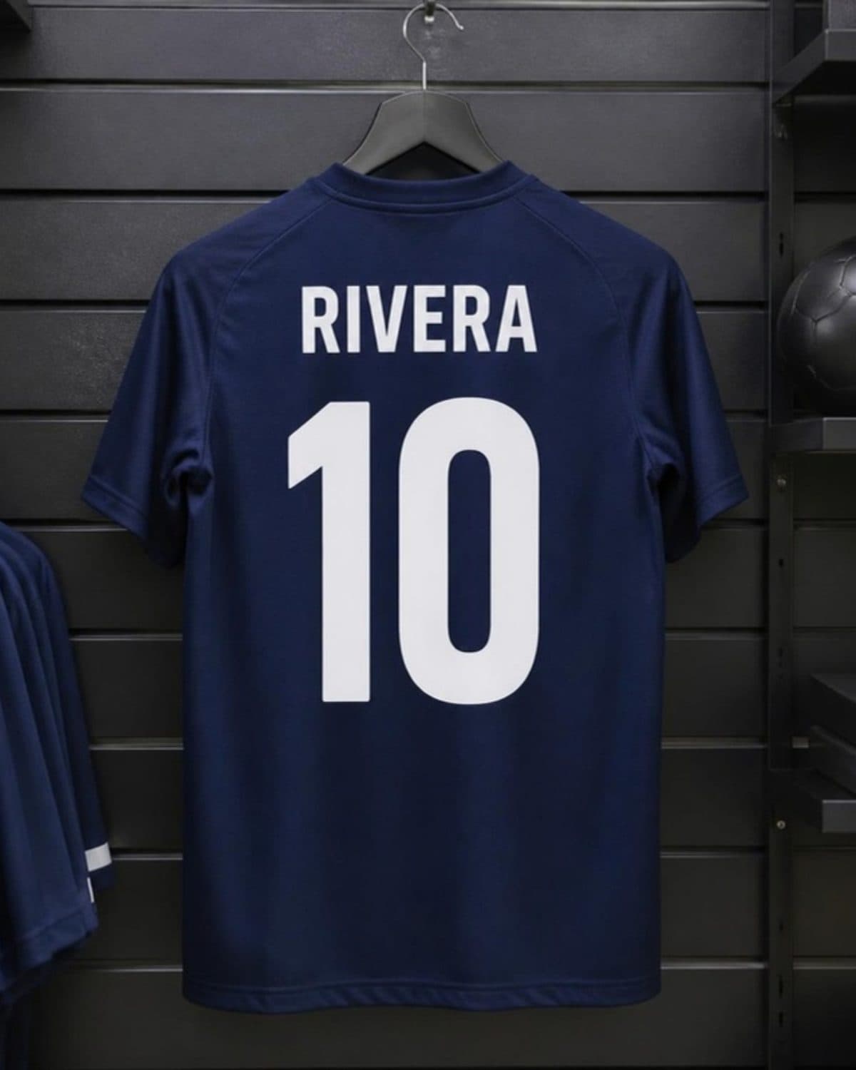 Finished jersey back