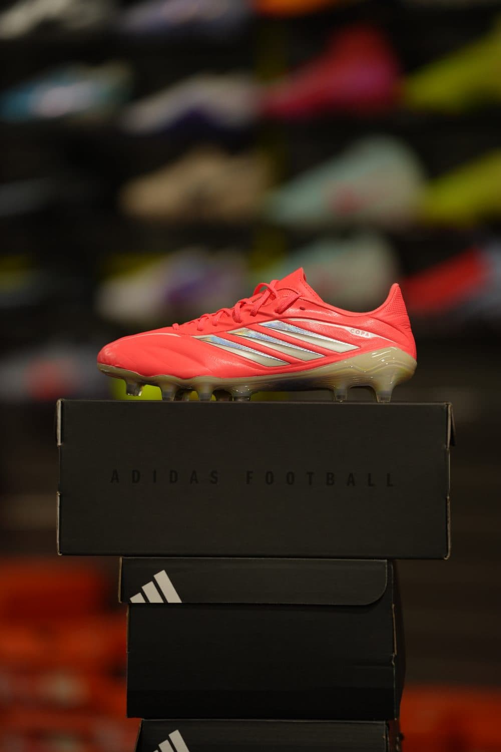 adidas — pink World Cup drop cleat