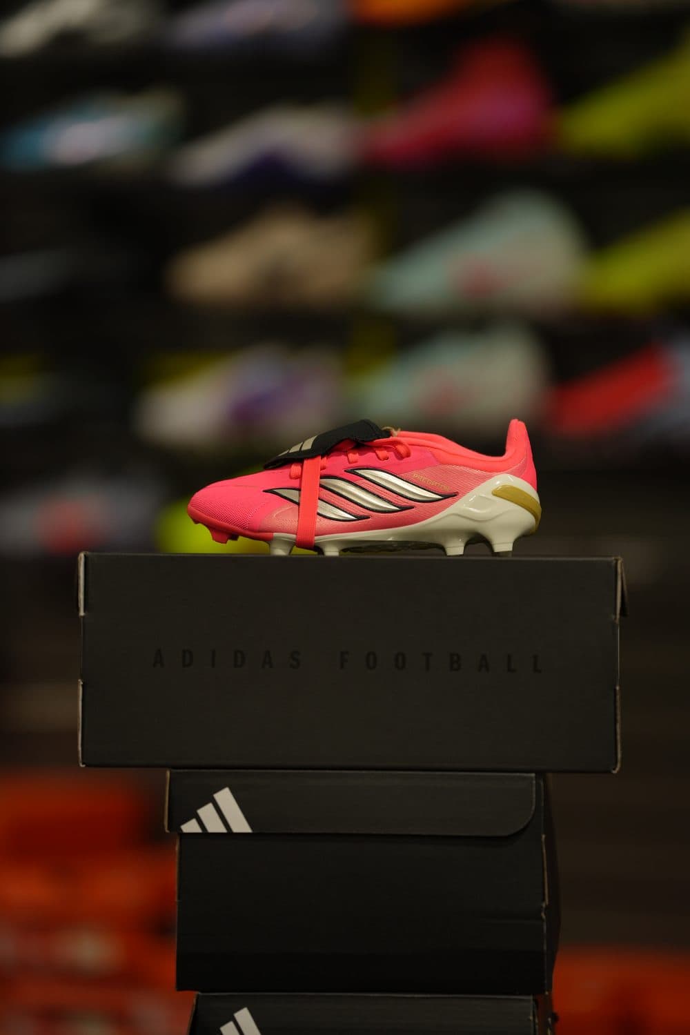 adidas — pink World Cup drop cleat